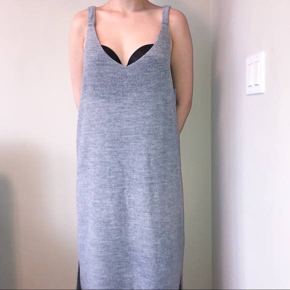 Knit Grey Dress (one-size-fits-all) - Picture 2 of 4